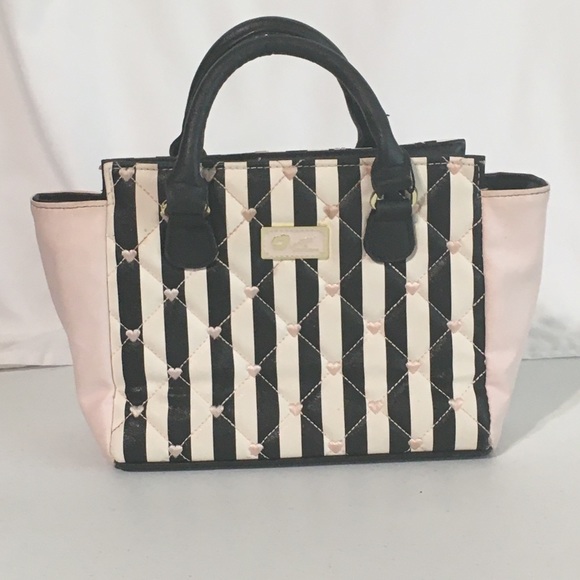 Betsey Johnson Handbags - LUV BETSEY Betsey Johnson Mini Satchel w/hearts